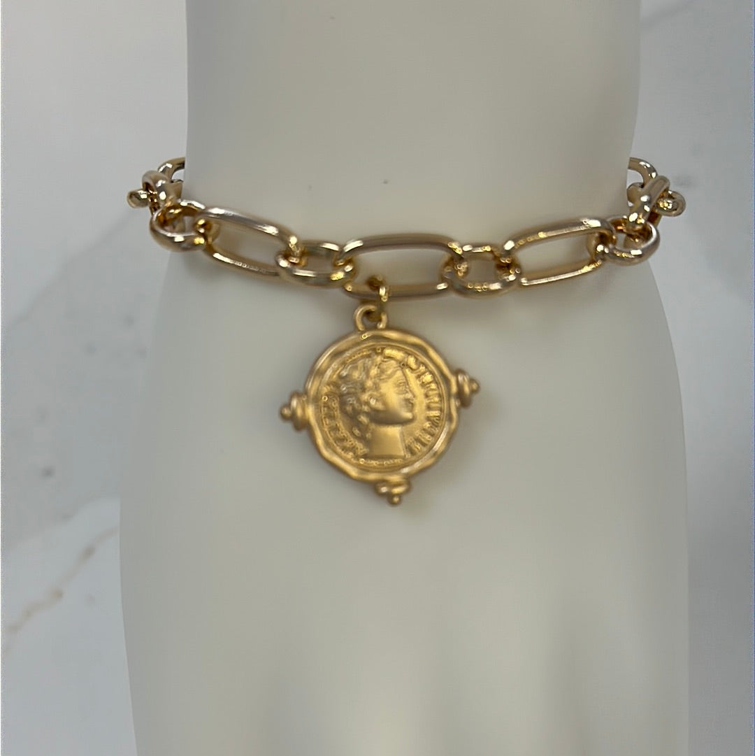 Coin-Chain Bracelet