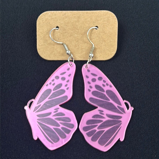 Mirror Cutout Iconic Butterfly Earrings