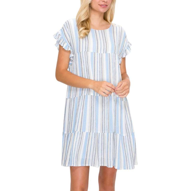 Striped Babydoll Dress